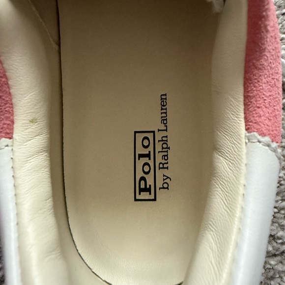 Ralph Lauren Pink and White Sneakers - Picture 11 of 13